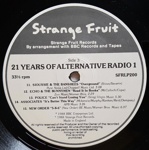 Various 21 Years Of Alternative Radio 1-2xLP, Vinilos, Historia Nuestra