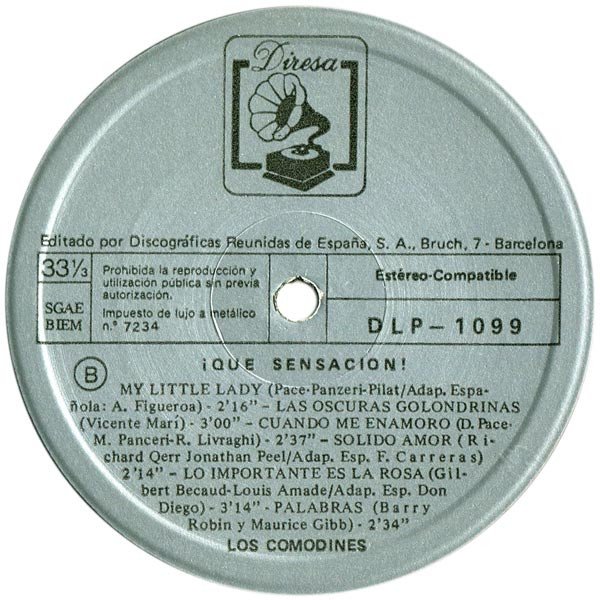 Los Comodines, Que Sensación!-LP, Vinilos, Historia Nuestra