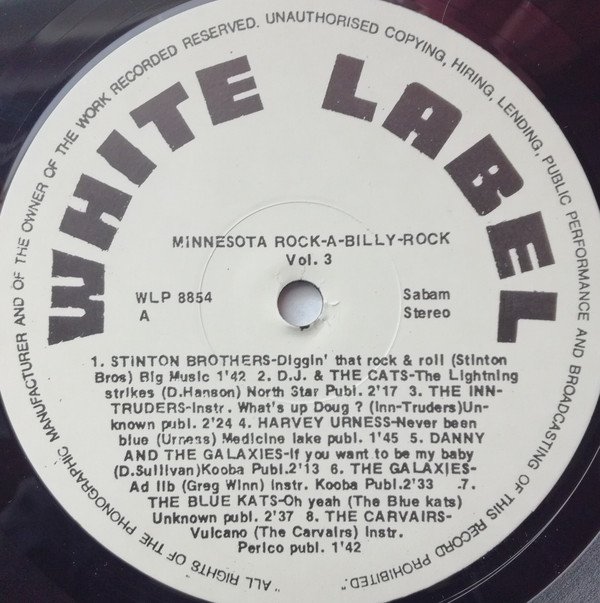 Various, Minnesota Rock-A-Billy-Rock Vol3-LP, Vinilos, Historia Nuestra