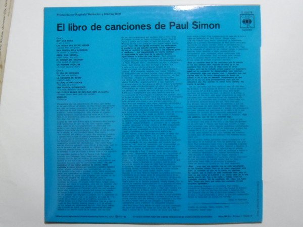 Paul Simon, The Paul Simon Song Book-LP, Vinilos, Historia Nuestra