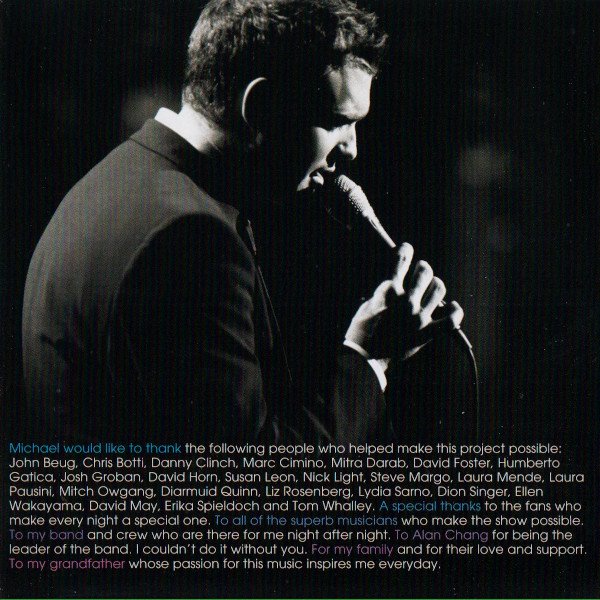 Michael Bublé, Caught In The Act-CD, CDs, Historia Nuestra