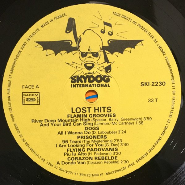 Various, Lost Hits-LP, Vinilos, Historia Nuestra