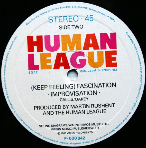 Human League* Fascination-12, Vinilos, Historia Nuestra