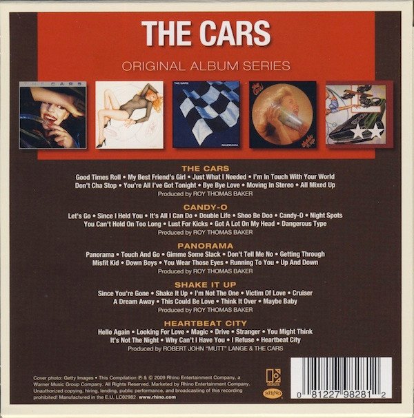 The Cars, Original Album Series-CD, CDs, Historia Nuestra