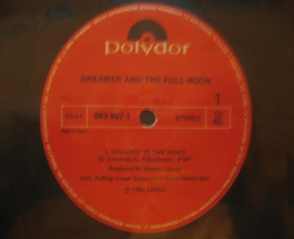 Dreamer And The Full Moon, Dreamin' In The Night-12 inch, Vinilos, Historia Nuestra