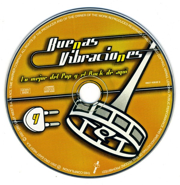 Various Buenas Vibraciones: Lo Mejor Del Pop Y El Rock De Aqui-4xCD, CDs, Historia Nuestra