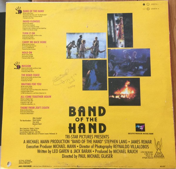 Various, Band Of The Hand (Soundtrack)-LP, Vinilos, Historia Nuestra