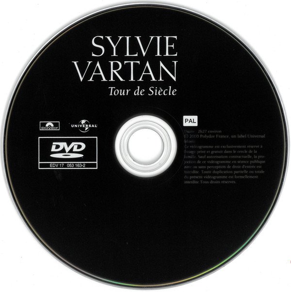 Sylvie Vartan Tour De Siècle-DVD-V, DVD, Historia Nuestra