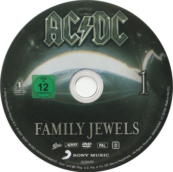 ACDC, Family Jewels-DVD, DVD, Historia Nuestra