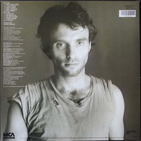 Nils Lofgren, Night Fades Away-LP, Vinilos, Historia Nuestra