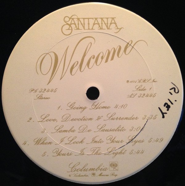 Santana Welcome-LP, Vinilos, Historia Nuestra
