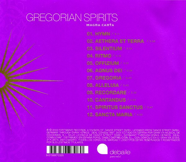Magna Canta, Gregorian Spirits-CD, CDs, Historia Nuestra