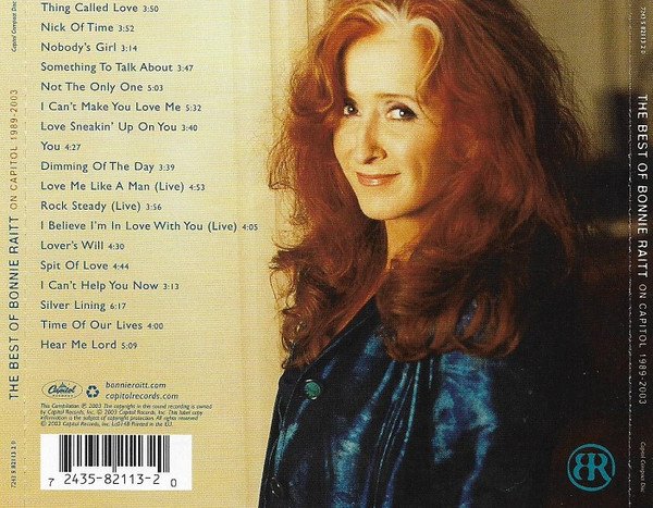 Bonnie Raitt, The Best Of Bonnie Raitt On Capitol-CD, CDs, Historia Nuestra