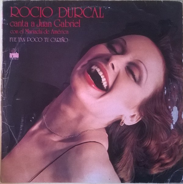 Rocio Durcal* Con El Mariachi De América* Canta A Juan Gabriel (Fue Tan Poco Tu Cariño)-LP, Vinilos, Historia Nuestra