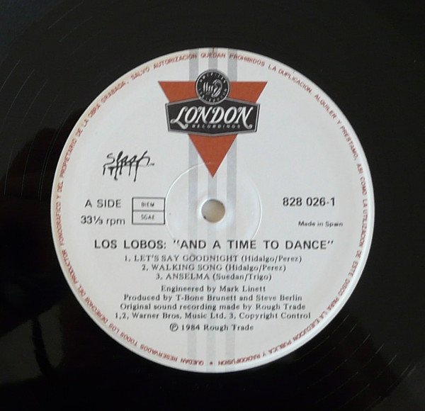 Los Lobos,  And A Time To Dance-12 inch, Vinilos, Historia Nuestra