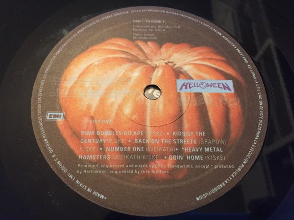 Helloween Pink Bubbles Go Ape-LP, Vinilos, Historia Nuestra