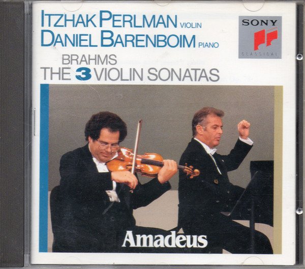 Itzhak Perlman, Daniel Barenboim - Brahms* The 3 Violin Sonatas-CD, CDs, Historia Nuestra