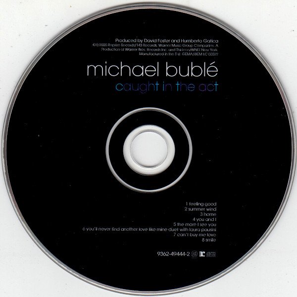 Michael Bublé, Caught In The Act-CD, CDs, Historia Nuestra