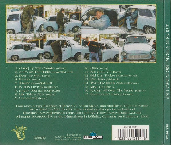 Big In Iowa, 4 Guys In A Trabi - Big In Iowa Live-CD, CDs, Historia Nuestra