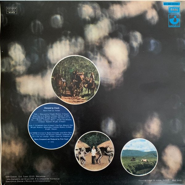 Pink Floyd Obscured By Clouds-LP, Vinilos, Historia Nuestra