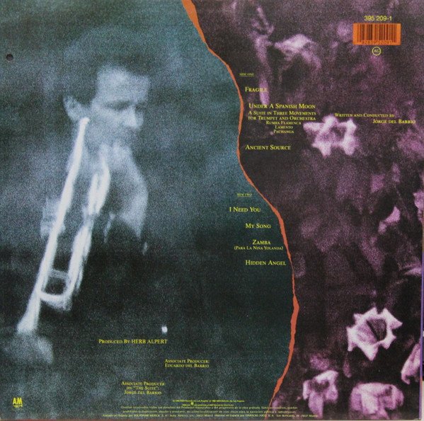 Herb Alpert Under A Spanish Moon-LP, Vinilos, Historia Nuestra