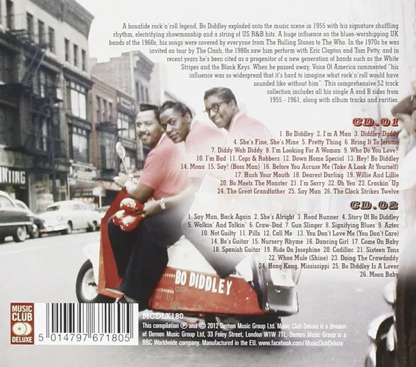 Bo Diddley, Diddley Daddy: The Collection-CD, CDs, Historia Nuestra