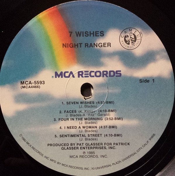 Night Ranger, 7 Wishes-LP, Vinilos, Historia Nuestra