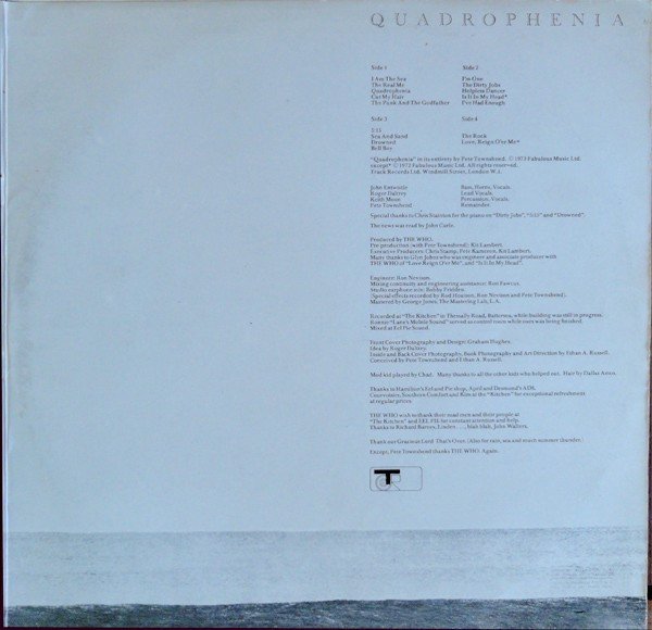 The Who, Quadrophenia-LP, Vinilos, Historia Nuestra