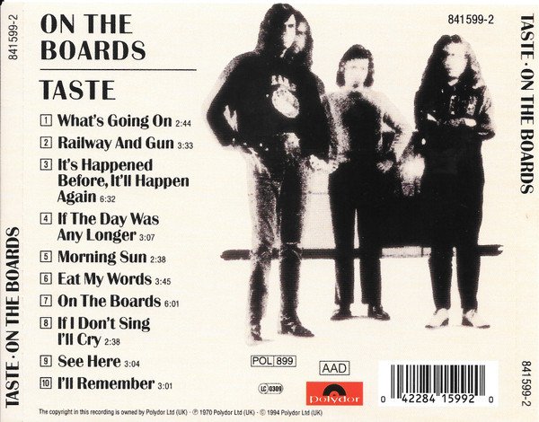 Taste On The Boards-CD, CDs, Historia Nuestra