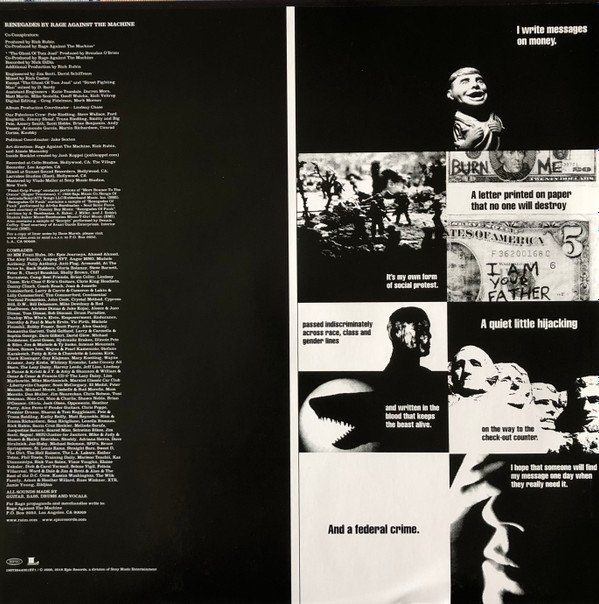Rage Against The Machine Renegades-LP, Vinilos, Historia Nuestra