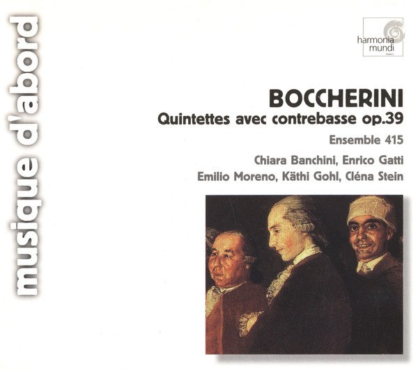 Boccherini EQuintettes Avec Contrebasse Op39-CD, CDs, Historia Nuestra
