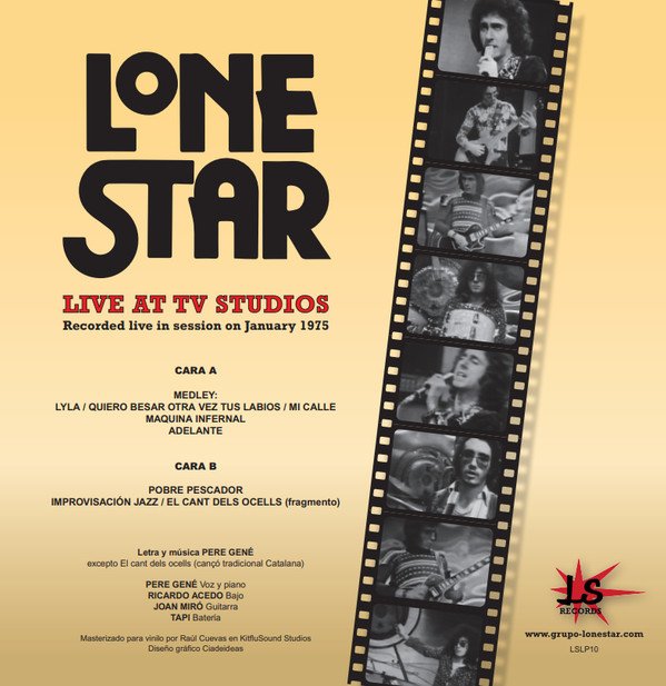Lone Star , Live At Tv Studios-10 inch, Vinilos, Historia Nuestra