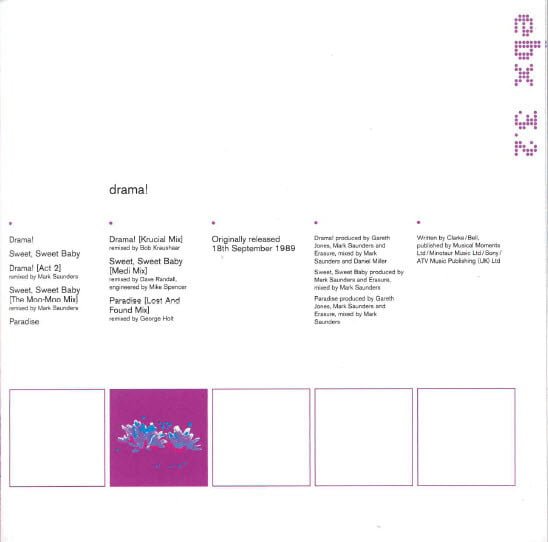 Erasure 3. Singles-Box, Vinilos, Historia Nuestra