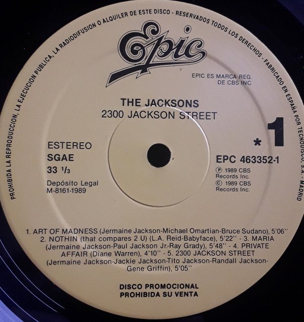 The Jacksons 2300 Jackson Street-LP, Vinilos, Historia Nuestra