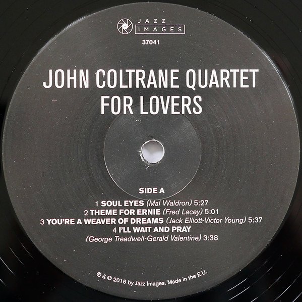John Coltrane Quartet, For Lovers-LP, Vinilos, Historia Nuestra