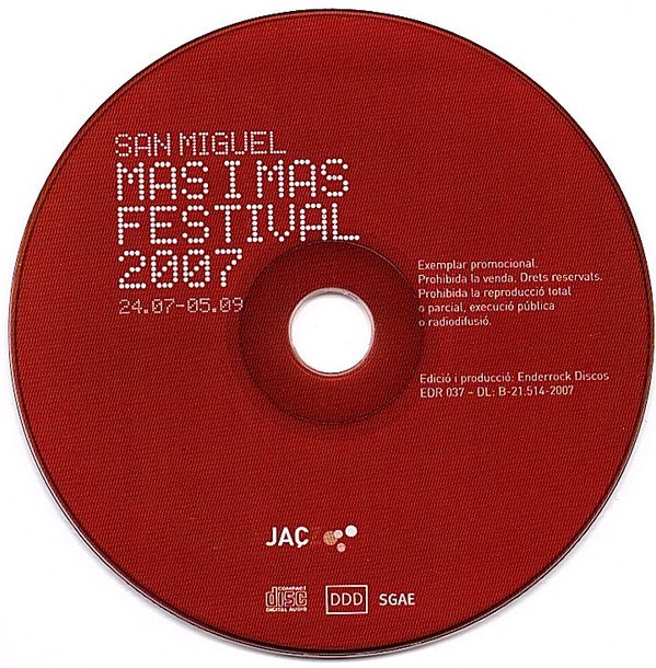 Various, Jaç #15 San Miguel Mas I Mas Festival 2007-CD, CDs, Historia Nuestra