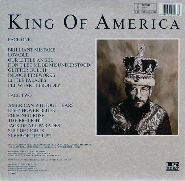 The Costello Show King Of America-LP, Vinilos, Historia Nuestra