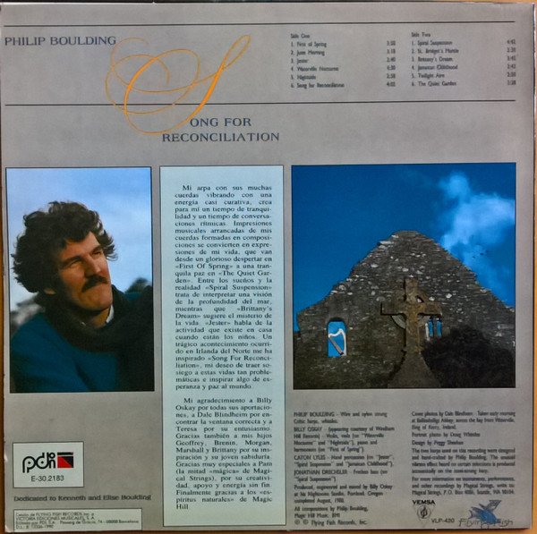 Philip Boulding Harp-LP, Vinilos, Historia Nuestra