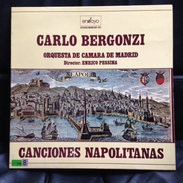 Carlo Bergonzi Canciones Napolitanas-LP, Vinilos, Historia Nuestra