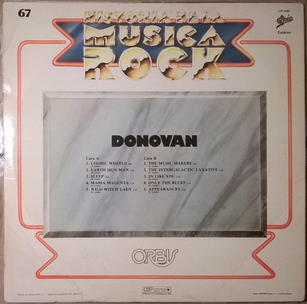 Donovan, Cosmic Wheels-LP, Vinilos, Historia Nuestra
