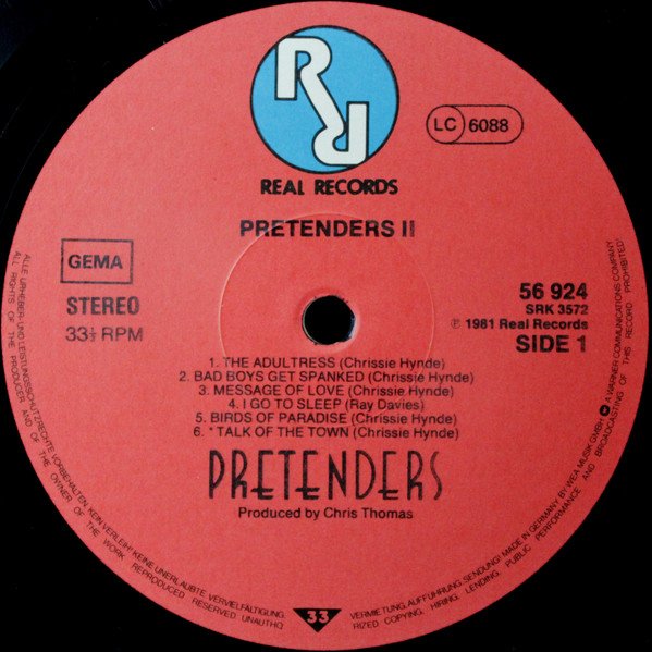 Pretenders* Pretenders II-LP, Vinilos, Historia Nuestra