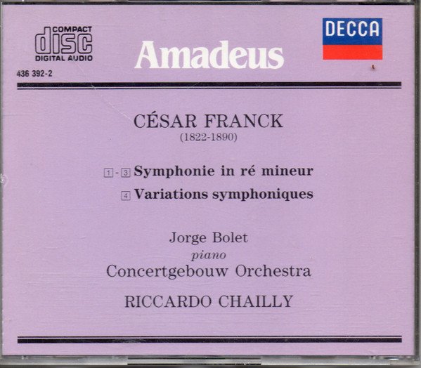 César Franck, Variaciones Sinfónicas-CD, CDs, Historia Nuestra