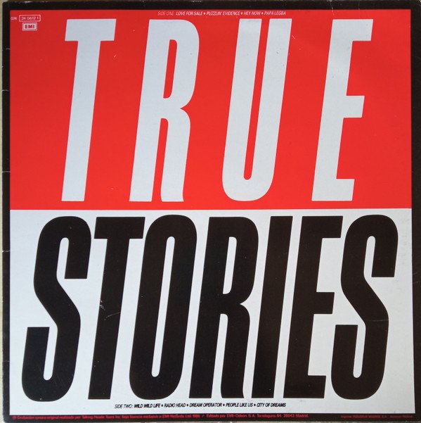 Talking Heads True Stories-LP, Vinilos, Historia Nuestra