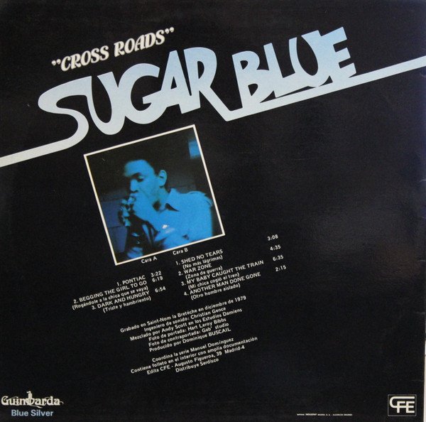 Sugar Blue Cross Roads-LP, Vinilos, Historia Nuestra