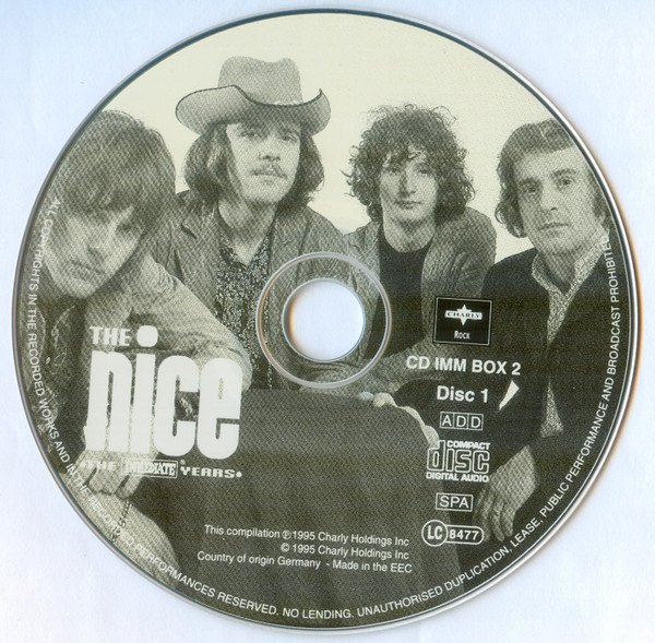 The Nice, The Immediate Years-CD, CDs, Historia Nuestra