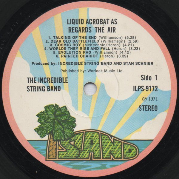 The Incredible String Band Liquid Acrobat As Regards The Air-LP, Vinilos, Historia Nuestra