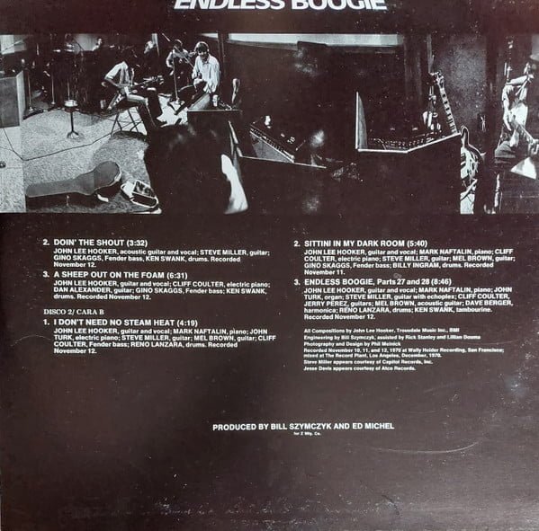 John Lee Hooker Endless Boogie-2xLP, Vinilos, Historia Nuestra