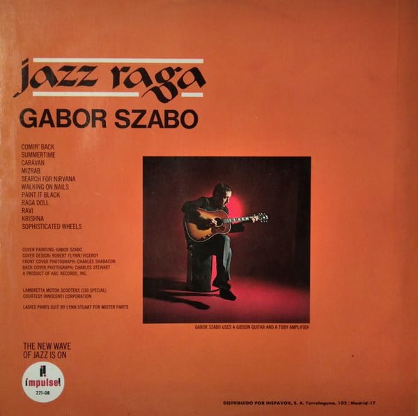 Gabor Szabo Jazz Raga-LP, Vinilos, Historia Nuestra