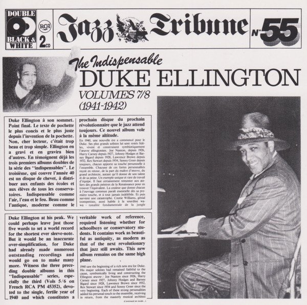 Duke Ellington, The Indispensable Vol 78 (1941-1942)-CD, CDs, Historia Nuestra