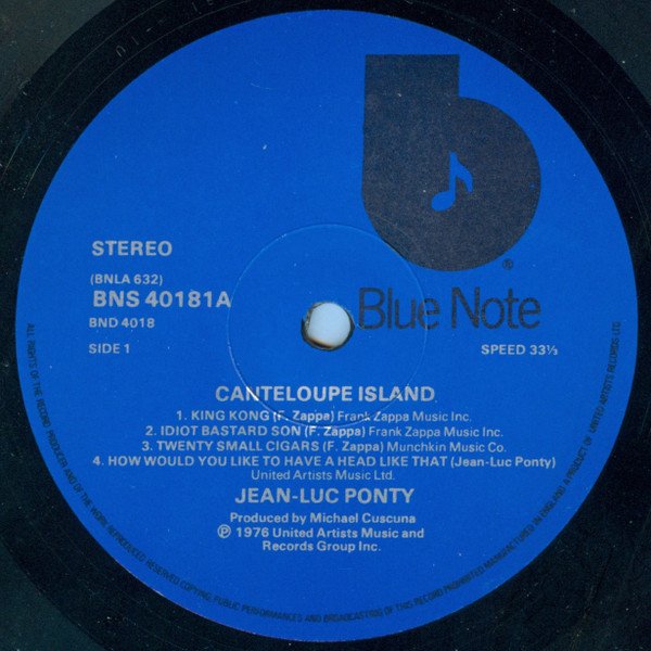 Jean-Luc Ponty Canteloupe Island-2xLP, Vinilos, Historia Nuestra